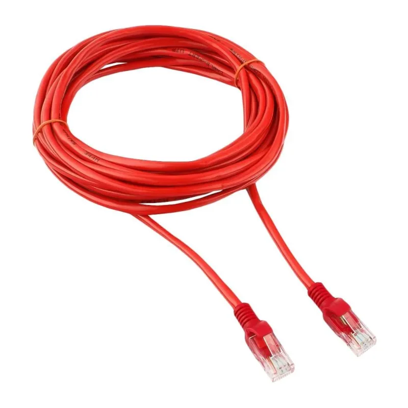 Патч-корд Cablexpert PP12-5M/R красный