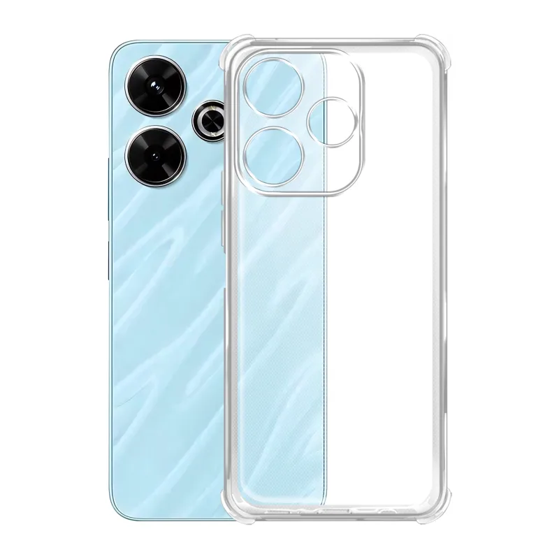 Чехол BoraSCO для Xiaomi Poco M6 4G Bumper Case прозрачный (73625)