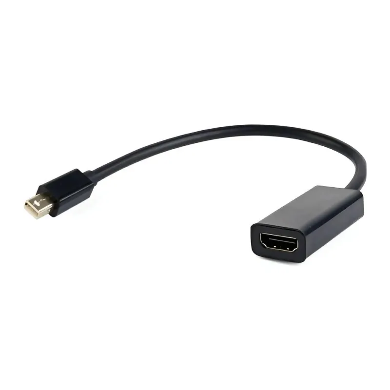 Переходник Cablexpert miniDisplayPort-HDMI черный (A-mDPM-HDMIF-02)
