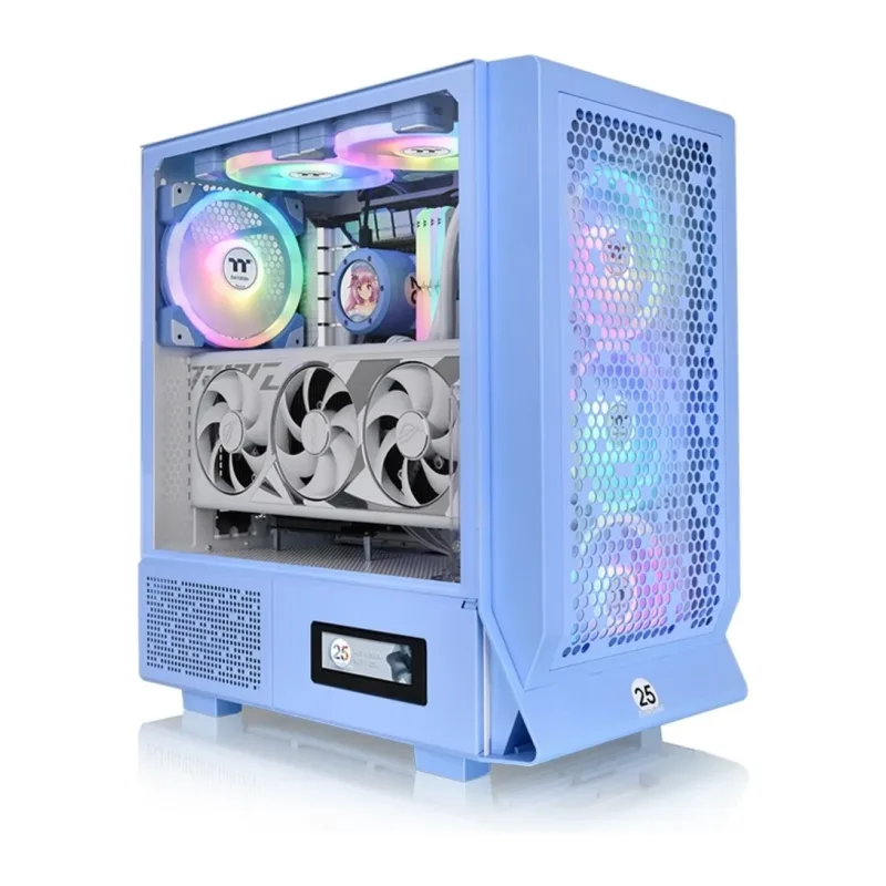 Корпус Thermaltake Ceres 330 TG ARGB Hydrangea Blue E-ATX без БП (CA-1Y2-00MFWN-00)