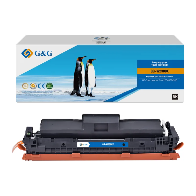 Картридж G&G W2300X черный (GG-W2300X)