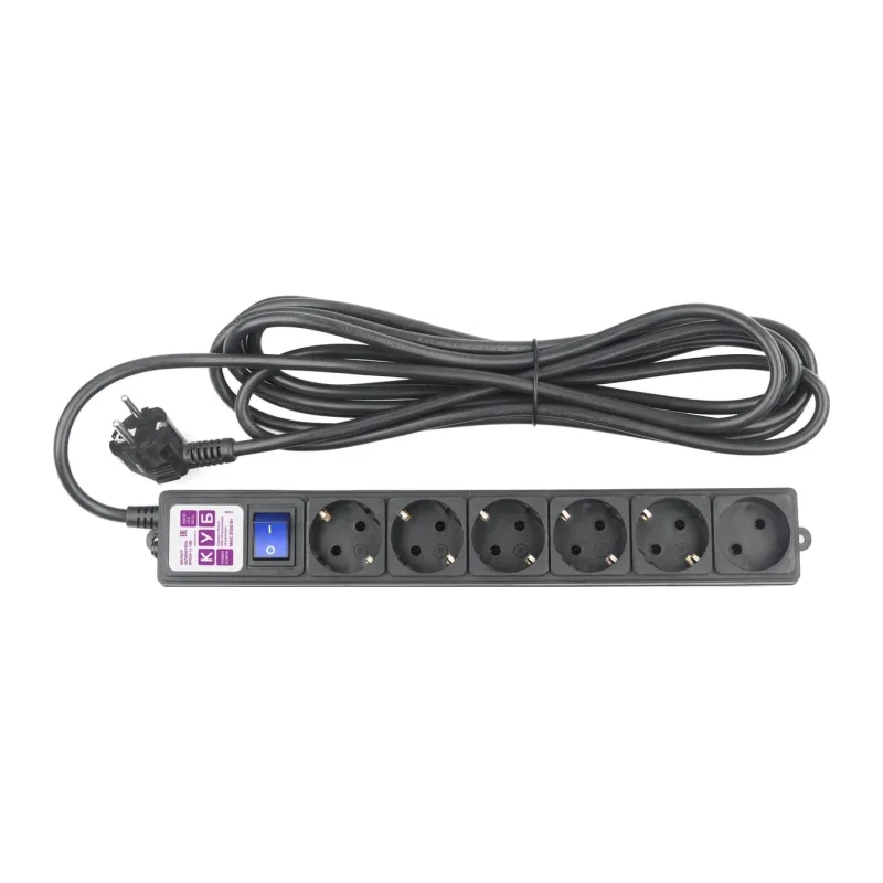 Сетевой фильтр Power Cube SPG6-B2 черный