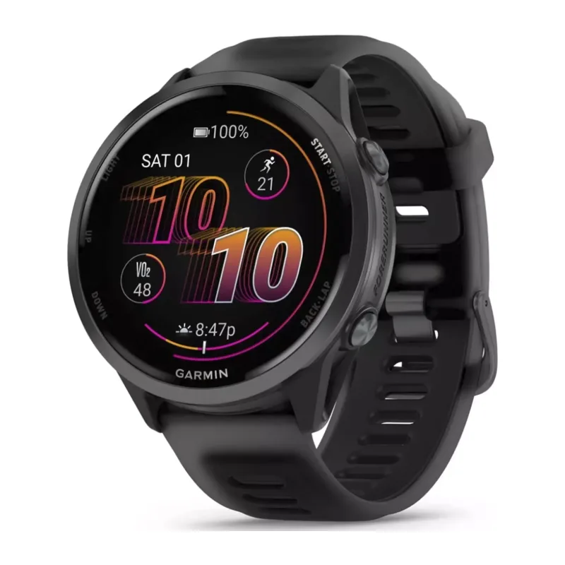 Умные часы Garmin Forerunner 570 47mm Slate Gray Aluminum Translucent Black/Black Band (010-02971-00)