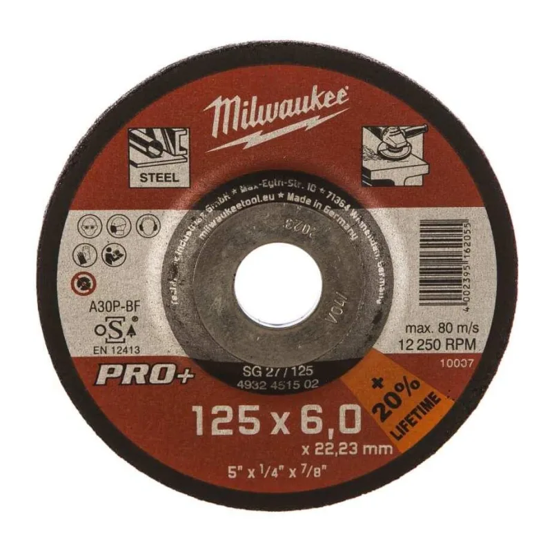 Шлифовальный диск Milwaukee 4932451502