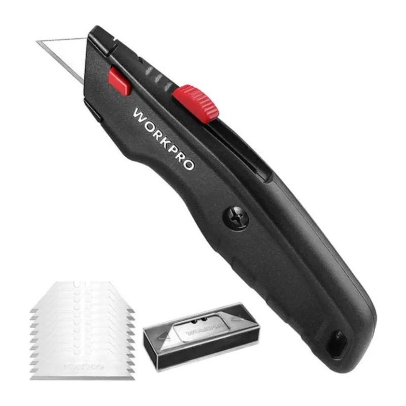 Нож строительный WorkPro WP213008 черный