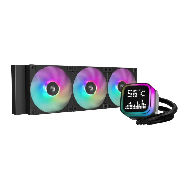 Система жидкостного охлаждения для процессора DeepCool LP360 Black (R-LP360-BKMSNC-G-1)