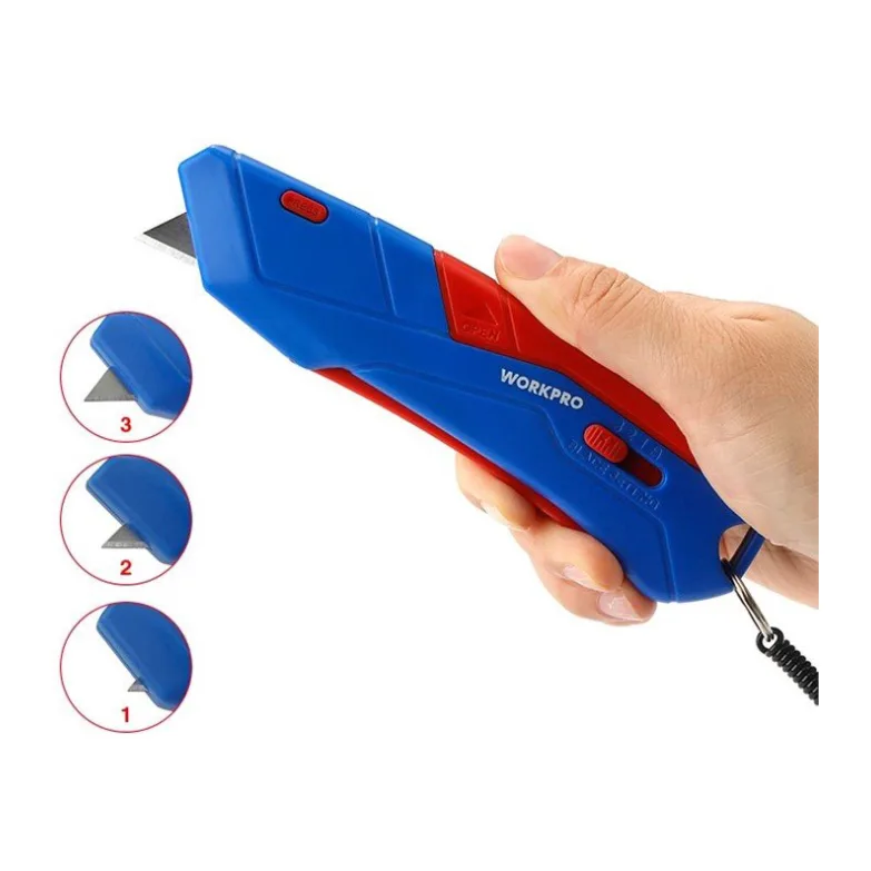Нож строительный WorkPro WP213010