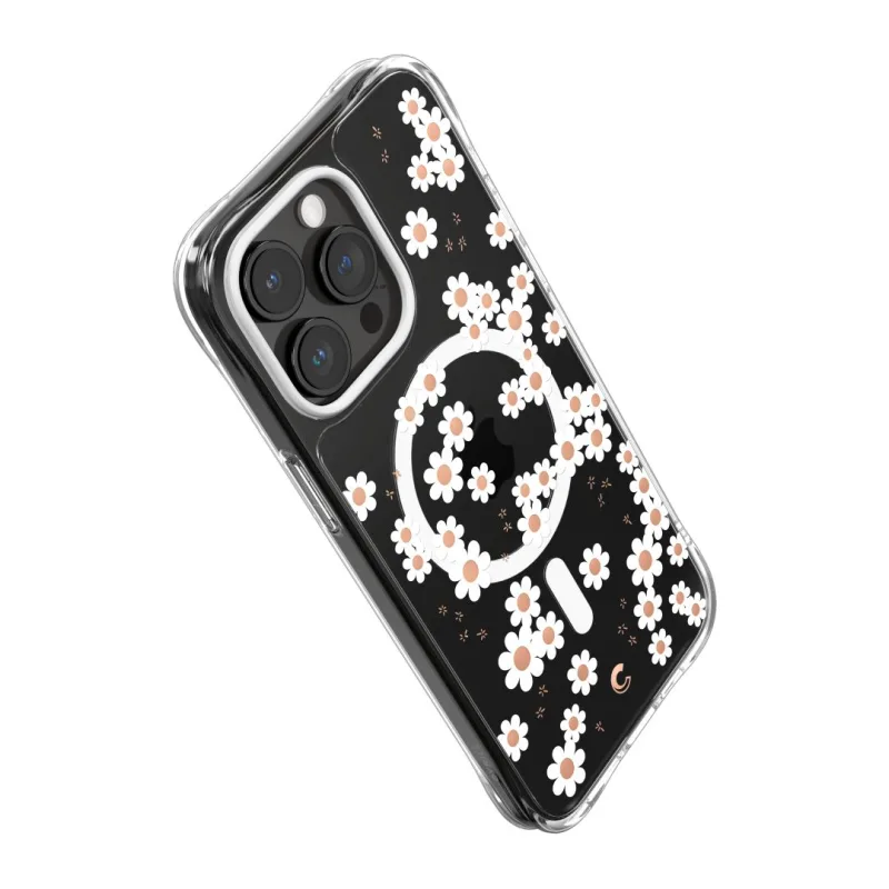 Чехол для телефона Spigen Cyrill Cecile Mag для iPhone 15 Pro White Daisy (ACS06759)