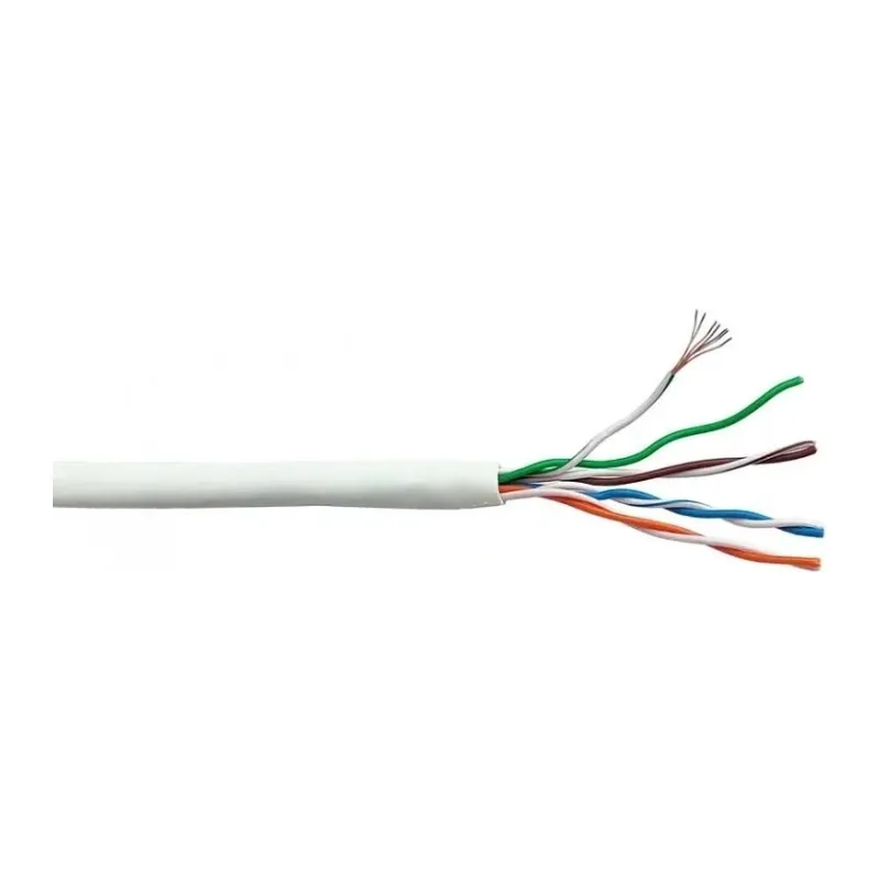 Кабель витая пара Lanmaster LAN-5EUTP-HFLT-WH белый