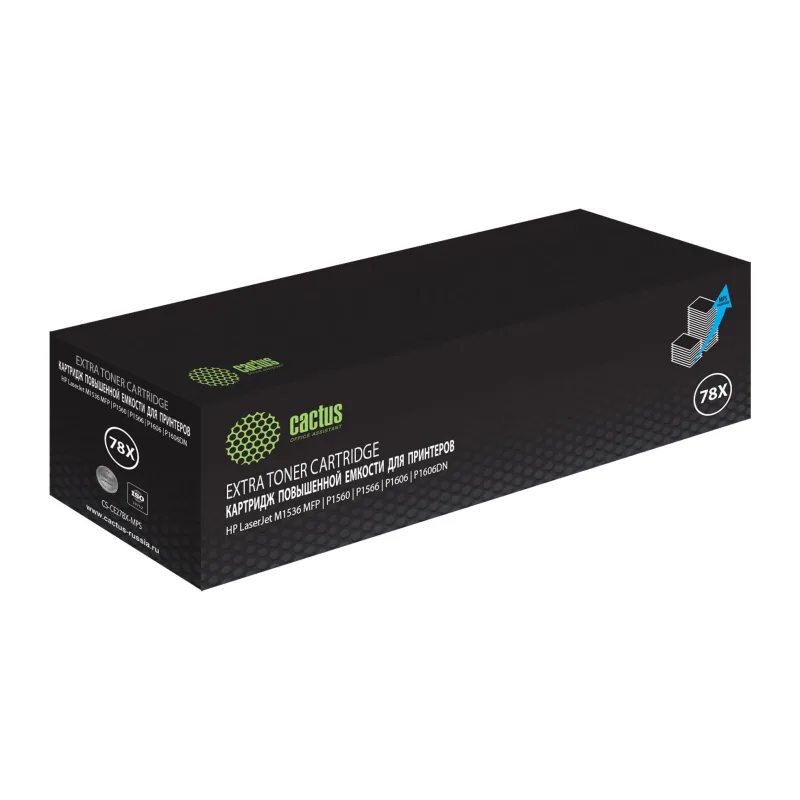 Картридж Cactus CS-CE278X-MPS черный (CF278X)
