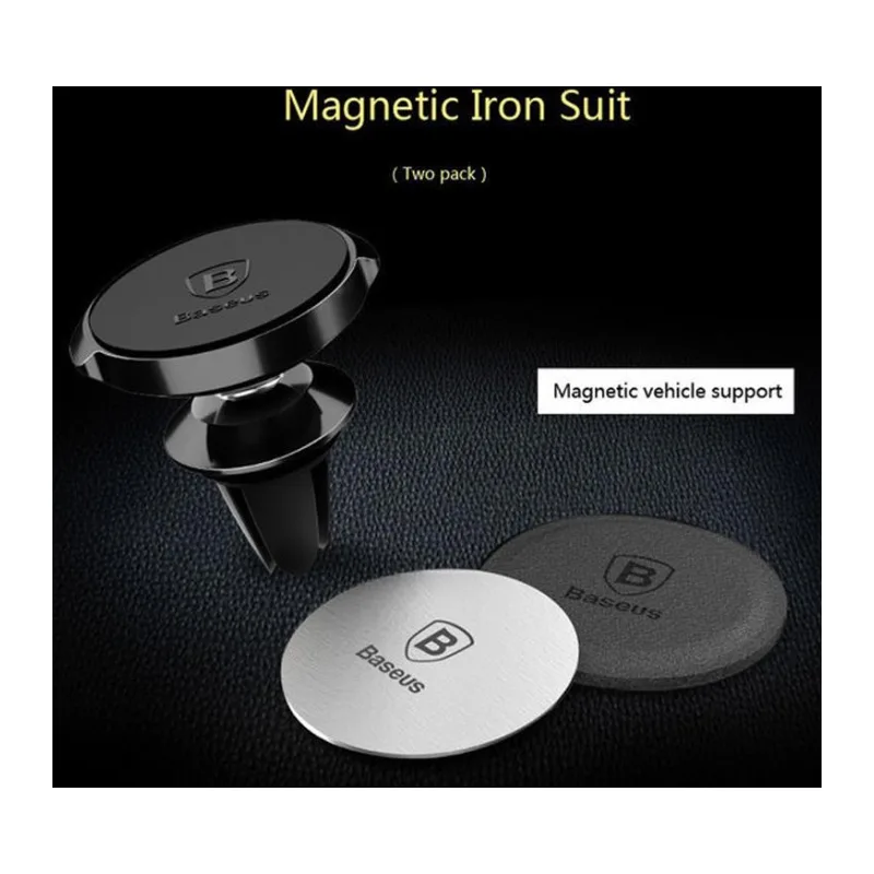 Держатель для смартфона Baseus Magnet Iron Suit Silver (ACDR-A0S)