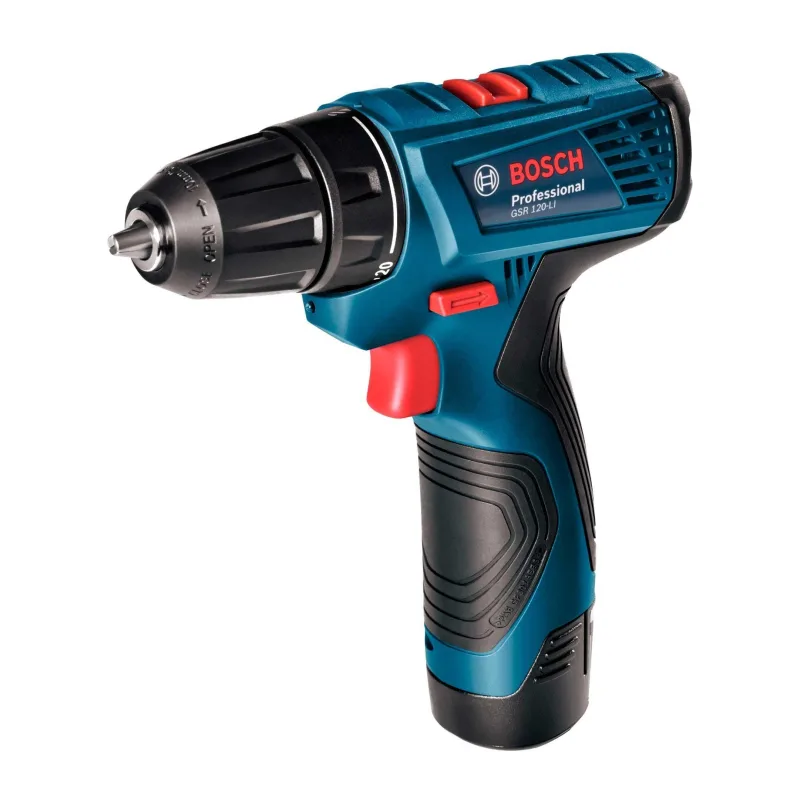 Дрель-шуруповерт Bosch GSR 120-LI Professional с 2-мя АКБ, кейс (06019G8000)