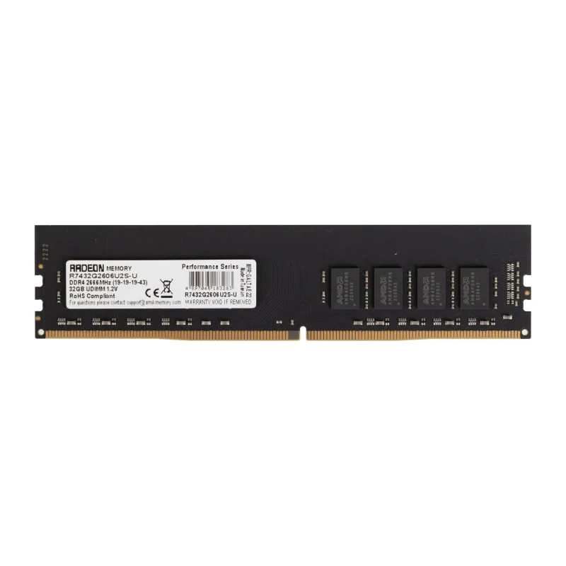 Оперативная память AMD Radeon R7 Performance Series 32GB DDR4 Black (R7432G2606U2S-U)
