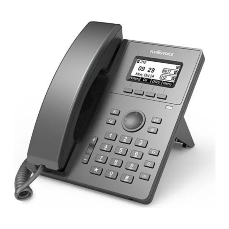 IP-телефон Flying Voice P10P черный
