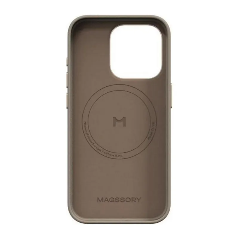 Чехол для смартфона Magssory Eco Leather Case для iPhone 15 Pro Latte (CLT015l)