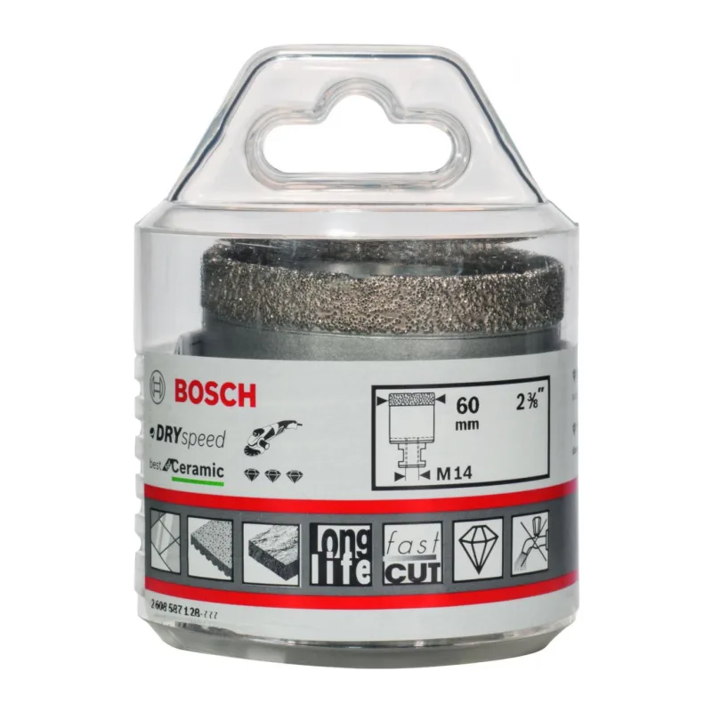 Алмазная коронка Bosch М 60мм Dry Speed 2.608.587.128