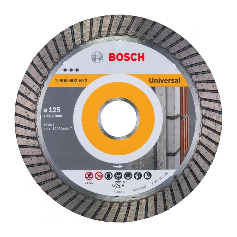 Алмазный диск Bosch 125-22.23 Best for UniversalT 2.608.602.672