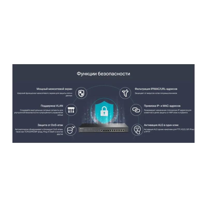 VPN-маршрутизатор TP-Link SafeStream ER8411