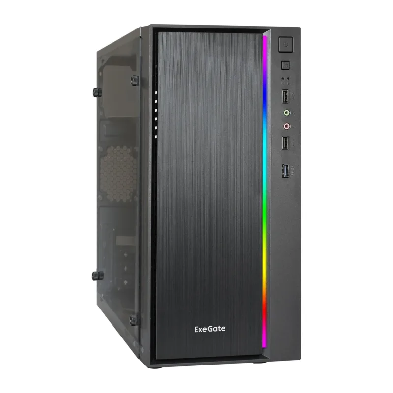 Корпус ExeGate mEVO-9301 без БП черный (EX283754RUS)