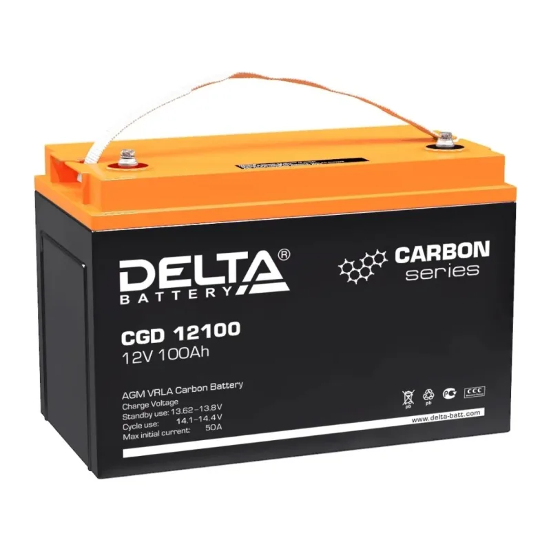 Аккумулятор для ИБП Delta CGD 12100 12В 100Ач