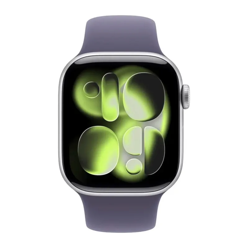Умные часы Apple Watch Series 11 GPS 46mm Silver Al Case Purple Fog Sport Band S/M A3333 (MEV94X/A)