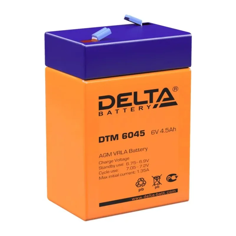 Аккумулятор для ИБП Delta DT 6045