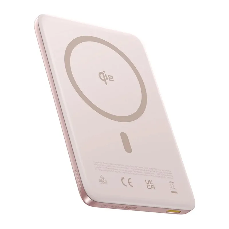 Внешний аккумулятор Baseus PPKPC-1027G PicoGo AM41 Ultra-Slim Qi2 Magnetic Power Bank 10000mAh 27W Nebula Pink (E0027202)