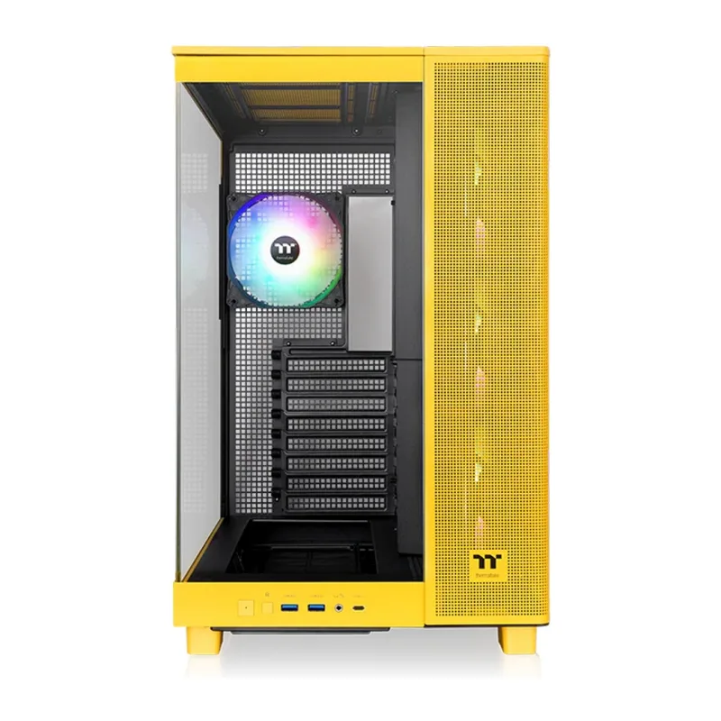 Корпус Thermaltake View 380 XL TG ARGB Bumblebee ATX без БП (CA-11E-00M4WN-00)