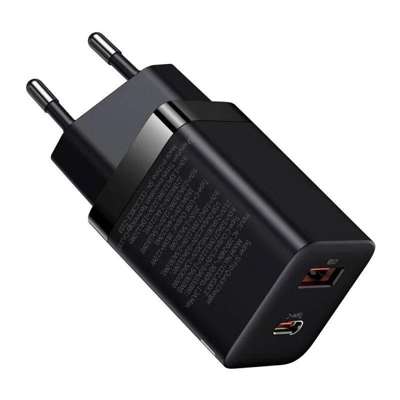 Сетевое зарядное устройство Baseus Super Si Pro 30W EU Black (CCSUPP-E01)
