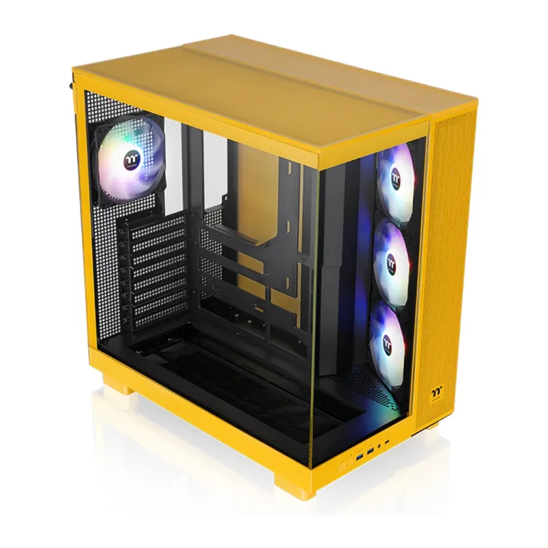 Корпус Thermaltake View 380 XL TG ARGB Bumblebee ATX без БП (CA-11E-00M4WN-00)