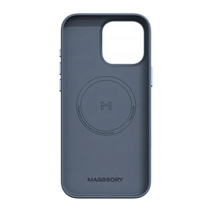 Чехол для смартфона Magssory Eco Leather Case CLT029 для iPhone 16 Pro Max Cobalt (CLT029c)