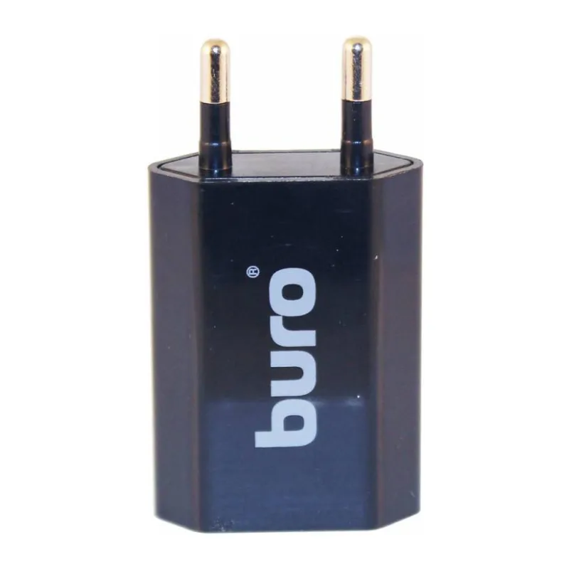 Сетевое зарядное устройство Buro 1A черный (TJ-164B)