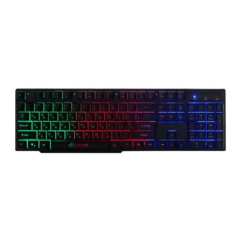 Клавиатура Oklick 780G Slayer черный (412899)
