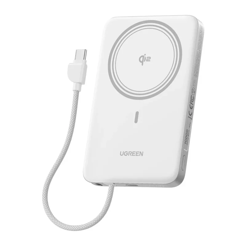 Портативное зарядное устройство Ugreen PB570 Lunar White (75983B)
