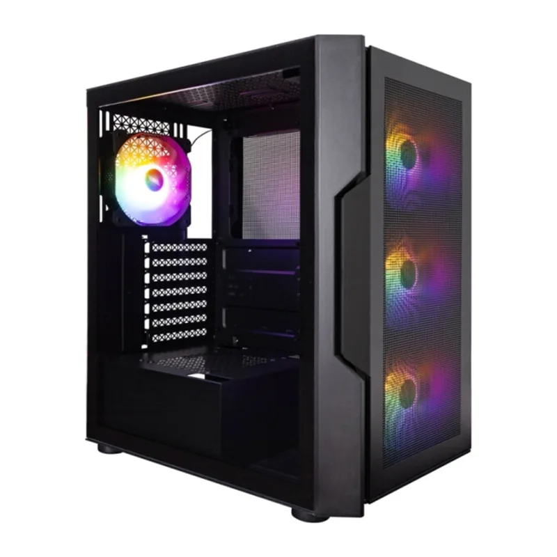 Корпус 1stPlayer T7-P без БП Black (T7-P-BK-4F7)