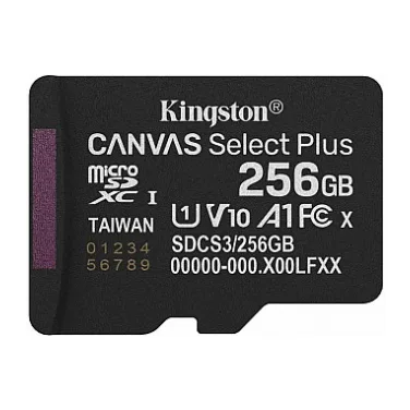 Карта памяти MicroSDXC Kingston Canvas Select Plus 256GB SDCS3 256GBSP
