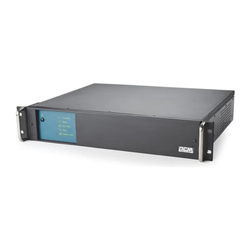 Источник бесперебойного питания Powercom King Pro RM LCD RM (KIN-1200AP)