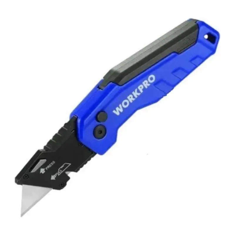 Нож строительный WorkPro WP211025 синий