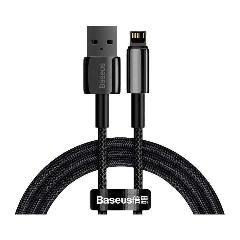Кабель Baseus Tungsten Gold 1m Black (CALWJ-0)