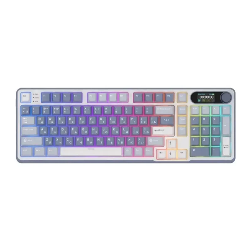 Клавиатура Royal Kludge RK-S98 Cream switch/Ocean Blue