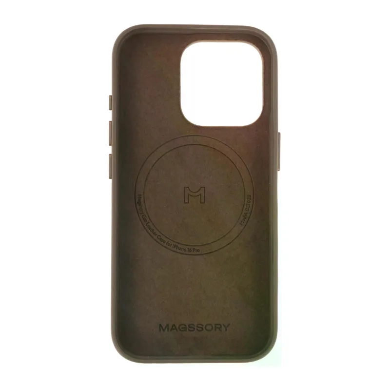 Чехол для смартфона Magssory Eco Leather Case CLT028 для iPhone 16 Pro Latte (CLT028l)