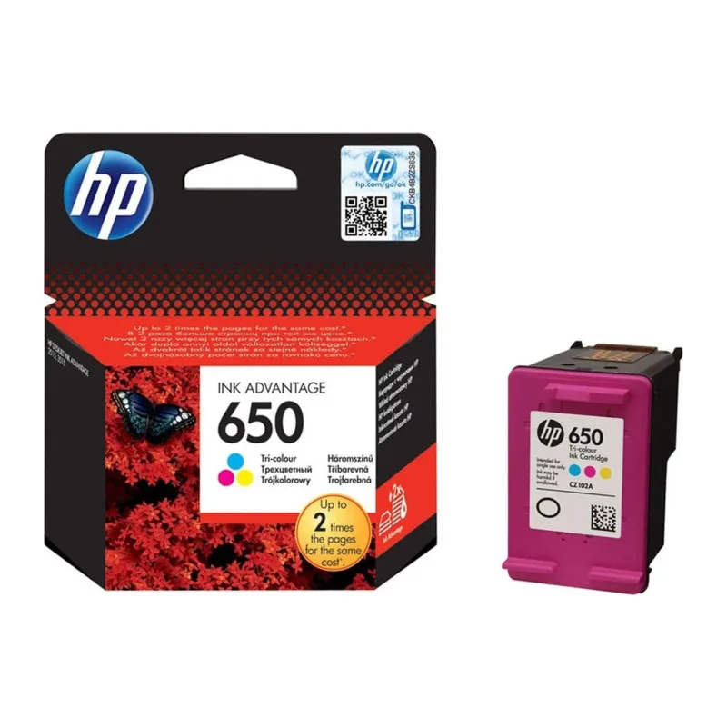 Картридж HP 650 трёхцветный (CZ102AE)