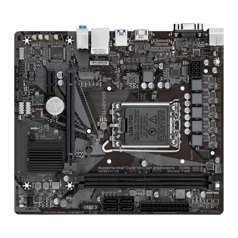 Материнская плата GigaByte H610M H V2 rev. 1.0