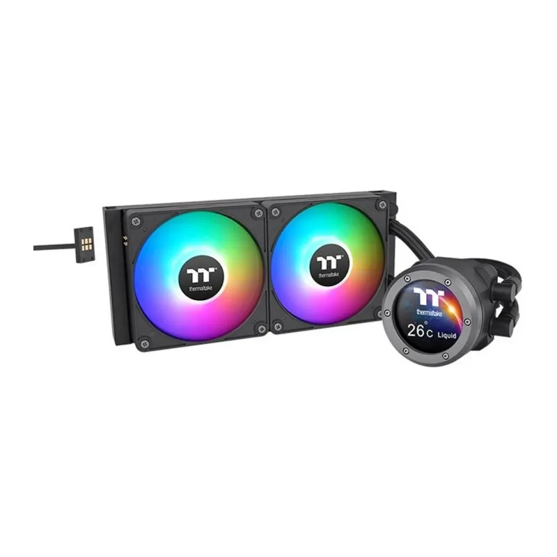 Система жидкостного охлаждения для процессора Thermaltake TH240 V2 Ultra EX ARGB черный (CL-W414-PL12SW-A)
