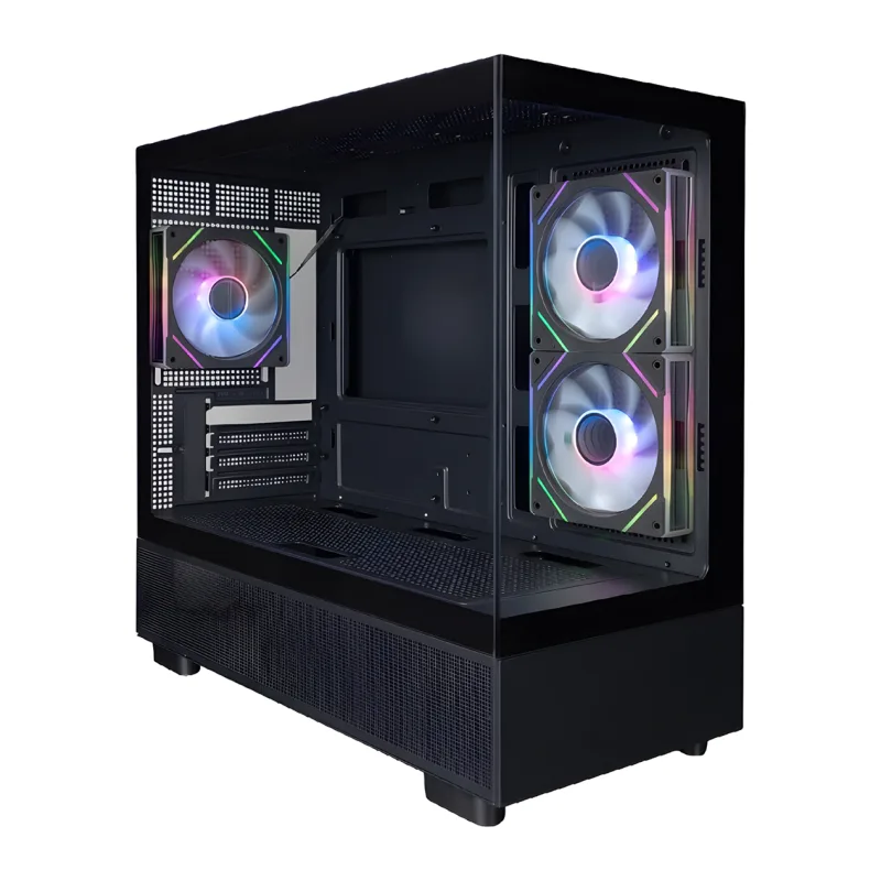 Корпус 1stPlayer Mi5 без БП Black (Mi5-BK-2FC7R-1FC7)