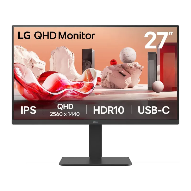 Монитор LG 27BA65QB-B черный (27BA65QB-B.ARUZ)