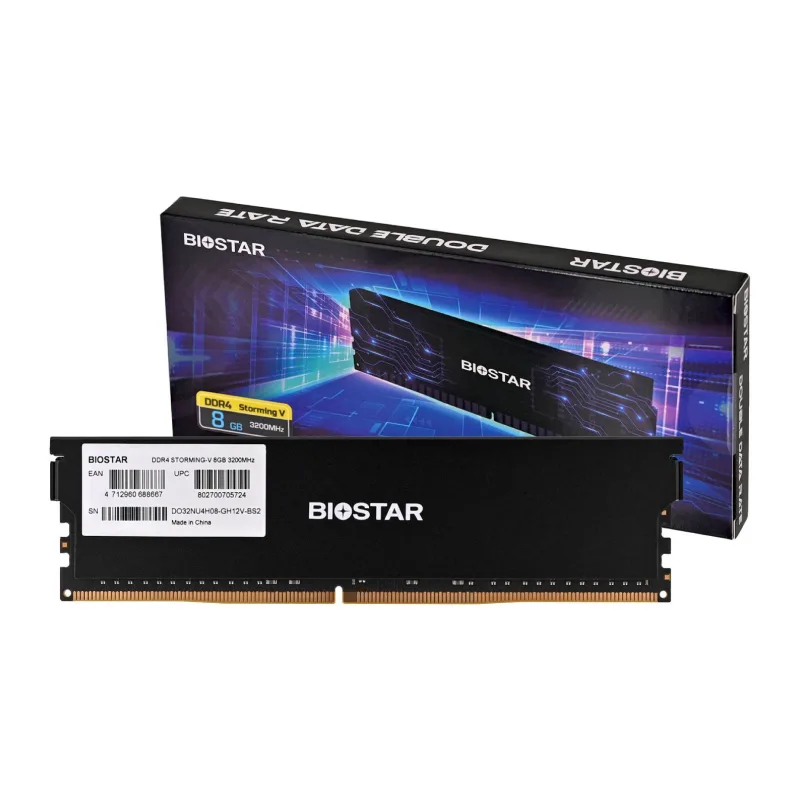 Оперативная память Biostar Storming V 8GB DDR4 PC4-25600 (DO32NU4H08)