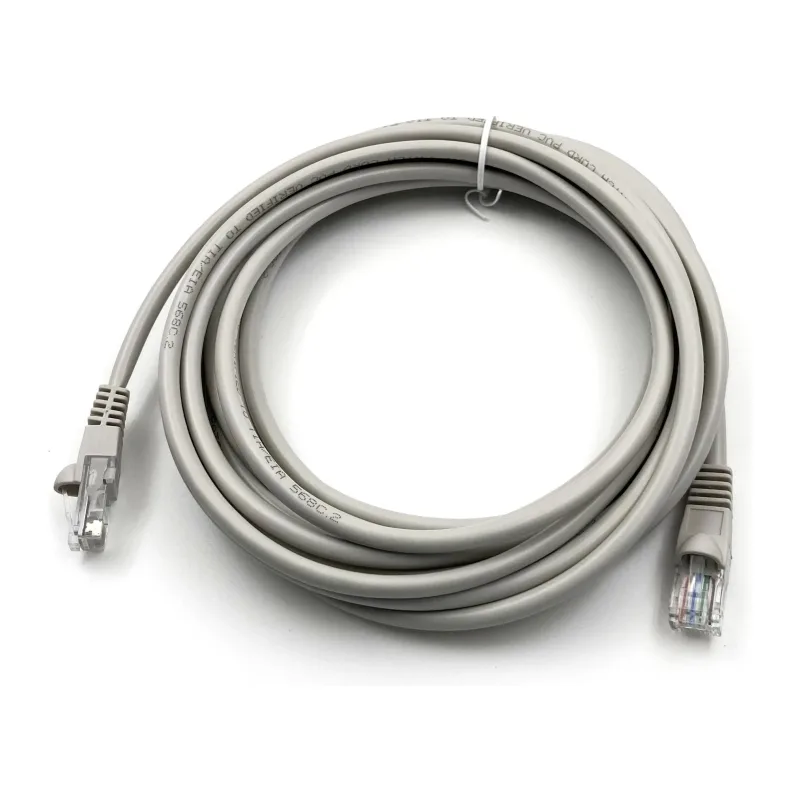 Патч-корд Buro UTP-5E-5M-G cat5E 5м серый
