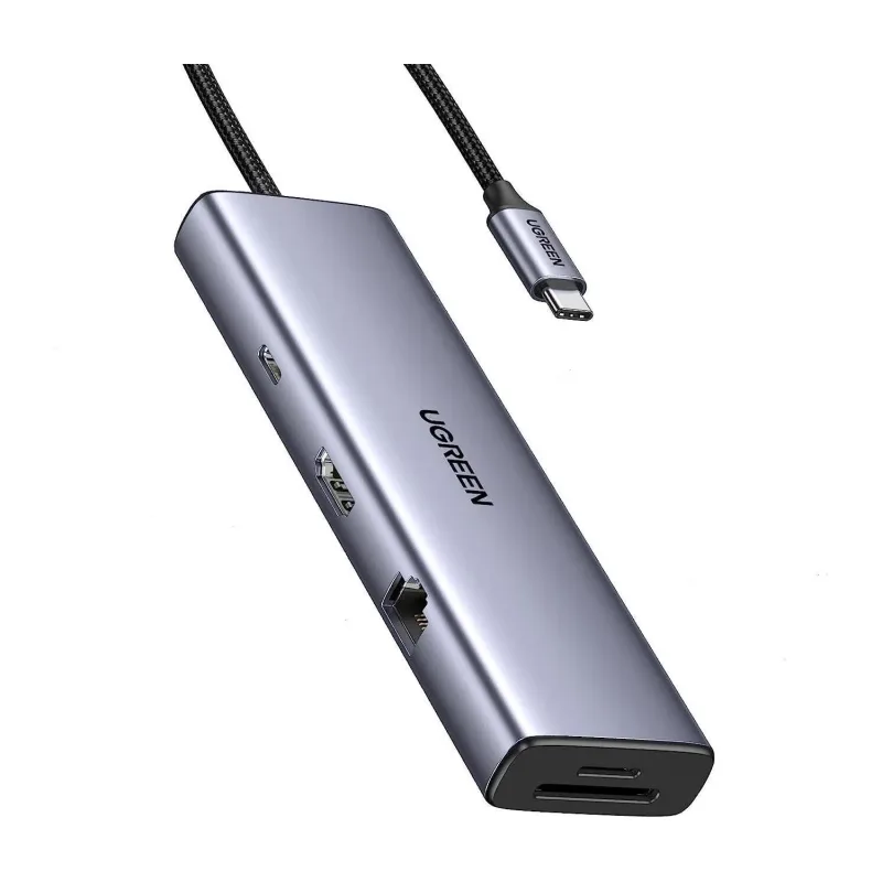 Док-станция Ugreen CM498-15375 Space Gray (15375)