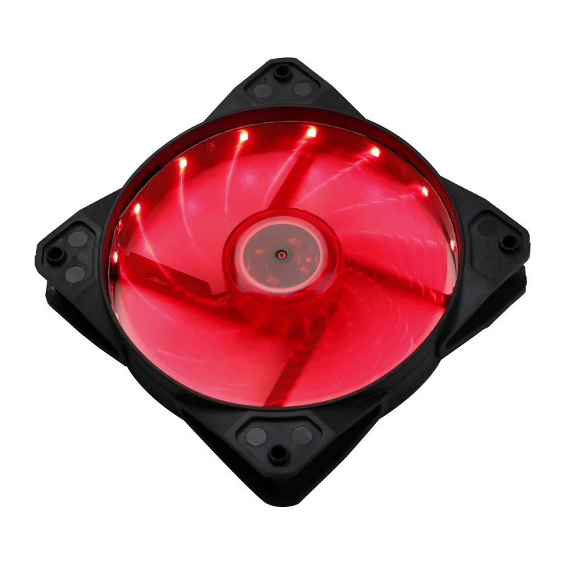 Вентилятор для корпуса Digma DFAN-LED-RED RGB черный